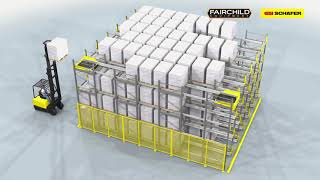 Maximize Warehouse Efficiency wAutomated Pallet Handling amp Channel Storage from Fairchild Equipment [upl. by Asilehc807]