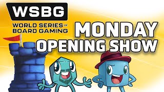 World Series of Board Gaming  Monday Opening Show [upl. by Lorrad]