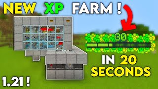 SUPER FAST 121 XP FARM in Minecraft Bedrock MCPEWindows10SwitchXboxPS4 [upl. by Vasos]