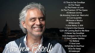 Time To Say Goodbye  Andrea Bocelli  Opera Pop Songs  Sarah Brightman Celine Dion Pavarotti [upl. by Olette]