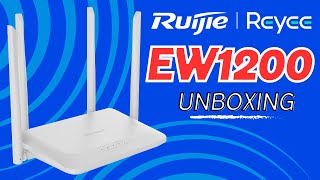 Ruijie RG EW1200 Unboxing [upl. by Ycnaffit]