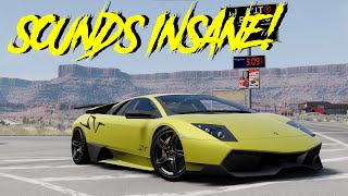 LAMBORGHINI MURCIELAGO SV JOYRIDE IN UTAH  Beamngdrive [upl. by Nohsreg]