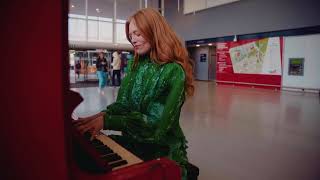 Freya Ridings  Sense by tomodell Live from Stratford Station 🚊 [upl. by Annohsed]