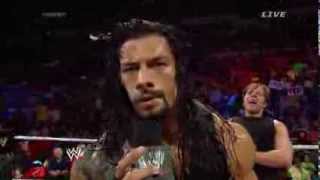 Roman Reigns best promo 4 8 2014 [upl. by Tristan666]