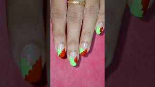 Easy and simple nail art designs at Home nails nailartdesigns shortvideo shorts [upl. by Tawney]