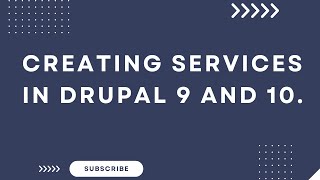 Creating Custom Services in Drupal 9  Drupal 10 [upl. by Tala852]