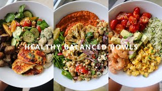 HEALTHY BALANCED BOWLS  END OF SUMMER FLAVOURS 🌱 [upl. by Drew]