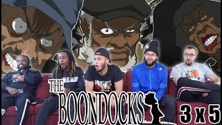 The Boondocks 3 x 5 Reaction quotStinkmeaner 3 The Hateocracyquot [upl. by Ferrell]