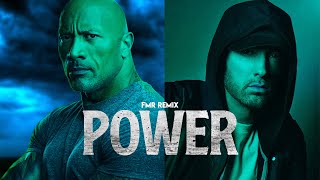 Eminem amp Dwayne Johnson  POWER Music Video 2023 [upl. by Einomrah]