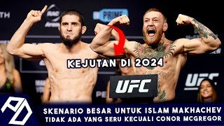 ISLAM MAKHACHEV VS CONOR MCGREGOR  SKENARIO PERTARUNGAN TERMEGAH DI UFC [upl. by Madancy]