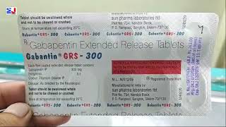 Gabantin GRS 300 Tablet  Gabantin GRS Tablets  Gabapentin Extended Release Tablets Uses  Gabantin [upl. by Orestes]