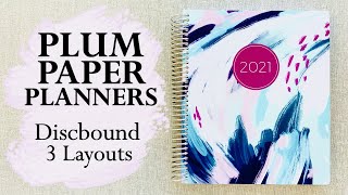 PLUM PAPER 3 LAYOUTS DISCBOUND amp NEW COLORS [upl. by Gabriela353]