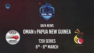 PNG Tour to Oman  Match 2  T20  Oman vs PNG [upl. by Blinny]