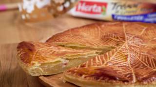 Recette de galette des rois à la frangipane HERTA® [upl. by Eanil]