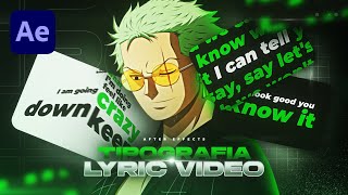 COMO FAZER TIPOGRAFIA LYRIC VIDEO DINÂMICO NO AFTER EFFECTS [upl. by Nessim14]