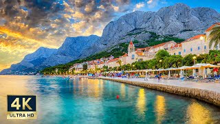 Makarska Riviera Croatia 🇭🇷 4K Bike and Walking Tour 2022 [upl. by Tollman587]