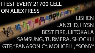 I test every 21700 cell on aliexpress [upl. by Animor]