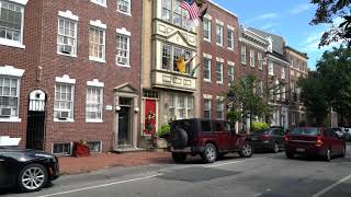 A Brief View of Pine and Spruce Streets in Philadelphia [upl. by Petta209]