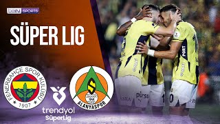 Fenerbahce vs Alanyaspor  SÜPERLIG HIGHLIGHTS  083024  beIN SPORTS USA [upl. by Hedgcock]