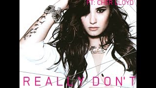 Demi Lovato ft Cher Lloyd  Really Dont Care Audio HQ [upl. by Mhoj]