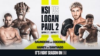 ITS FIGHT WEEK  KSI vs Logan Paul 2 Ft Billy Joe Saunders amp Devin Haney [upl. by Lizzie251]