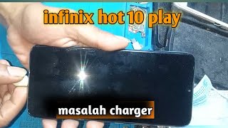 infinix hot 10 play ganti konektor cas [upl. by Cash]