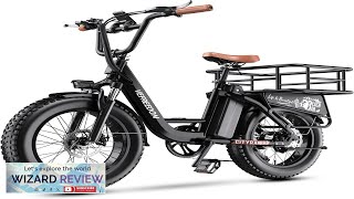 1500W Peak Electric Bike for Adults 48V 20Ah Removable Battery Max Range Review [upl. by Outhe]