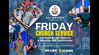 FRIDAY 19012024 EVENING SERVICE WITH APOSTLE YOSHUA NDAGIJIMANA MASASU [upl. by Justinn]