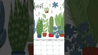 Calendar Design with Procreate illustration digitalpainting [upl. by Parnell]