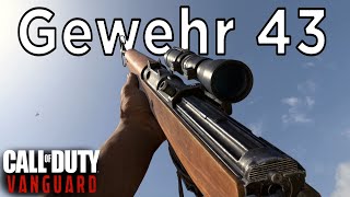 Gewehr 43 G43 Call of Duty Vanguard Gameplay PS5 [upl. by Prima]