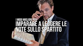 Come leggere le note musicali sullo spartito [upl. by Ayotel]