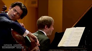 Capuçon  Lugansky  Rachmaninoff Vocalise for Cello and Piano [upl. by Nimzay627]