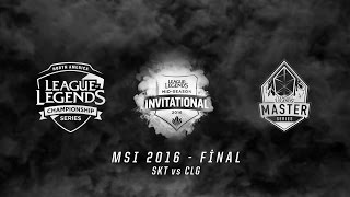 MSI 2016 Final  SKT vs CLG 2Maç Özeti [upl. by Nattirb]