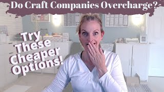 6 MUCH Cheaper Alternative Craft Products MUST See Before You Buy Save Money [upl. by Assyla375]