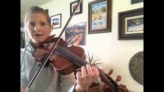 Irish Fiddle Tutorial  Trebles [upl. by Alrick252]