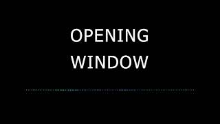 Opening window sound effect  sfx bgm  for videosfilms copyrightfree creativecommons [upl. by Nahtonoj184]