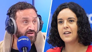 quotElle dit n’importe quoi quot  Cyril Hanouna répond à Manon Aubry qui demande la fermeture de C8 [upl. by Argyres770]