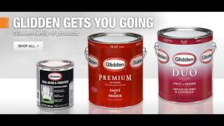 Home Depot Glidden Paint [upl. by Saisoj]