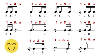 Common 16th Note Rhythms  11 Easy Sight Reading Exercises To MASTER Them 🎵👌 [upl. by Auhso]