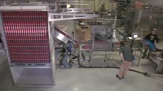 Cask Brewing Systems New Automated Depalletizer [upl. by Felipa]