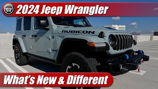 2024 Jeep Wrangler Whats New amp Different [upl. by Kalfas239]