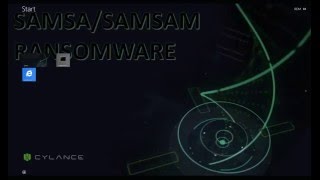 CylanceProtect® vs SamsaSamsam Ransomware [upl. by Celene]