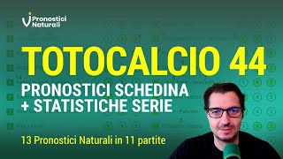 Totocalcio Natalizio Tutte i Pronostici in Schedina  Statistiche Pronostici Naturali [upl. by Box]