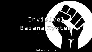 Baiana System  Invisível Letra [upl. by Bevus]