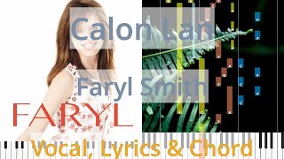 🎹Chord amp Lyrics Calon Lan Faryl Smith Synthesia Piano [upl. by Daniela295]