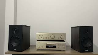 Ampli DENON PMA390IV DENON DCD1550AR loa HECO AURORA 300  HCM 0932669633Zalo [upl. by Phira]