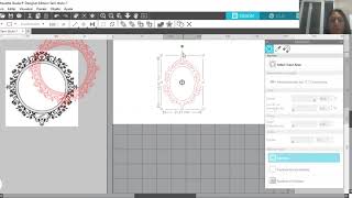 Como fazer um monograma em moldura arabesco no Studio Silhouette [upl. by Adnilev895]