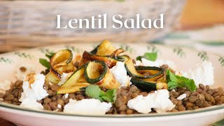 One of Mediterranean Lentil Salad Recipe Easy amp Healthy [upl. by Bel]