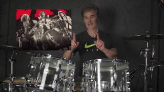 Joey Kramers Aerosmith Fibes Drum Set  Donns Drum Vault [upl. by Corbett]