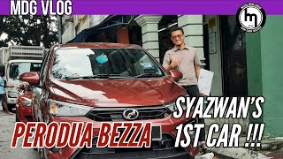 PERODUA BEZZA X 2022  SYAZWANs 1st Car   MDG Vlog perodua bezzaX sampan padu viralvideo [upl. by Annyrb]